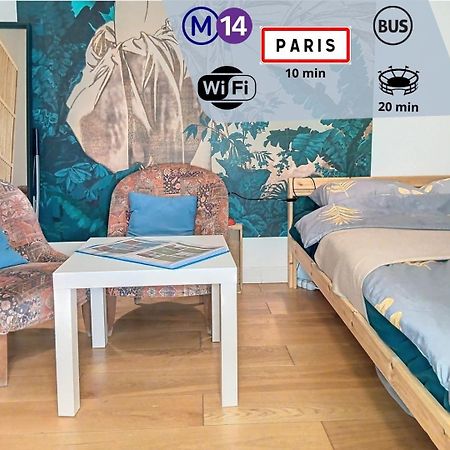 Le Chic Audonien - Cozy Nest Before Gates Of Paris - Access From Cdg & Orly Airports - Wi-Fi - Smart Tv Apartment Saint-Ouen  ภายนอก รูปภาพ