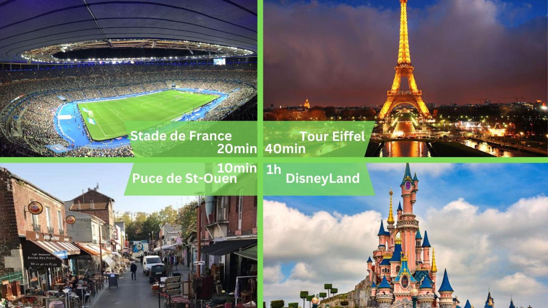 Le Chic Audonien - Cozy Nest Before Gates Of Paris - Access From Cdg & Orly Airports - Wi-Fi - Smart Tv Apartment Saint-Ouen  ภายนอก รูปภาพ